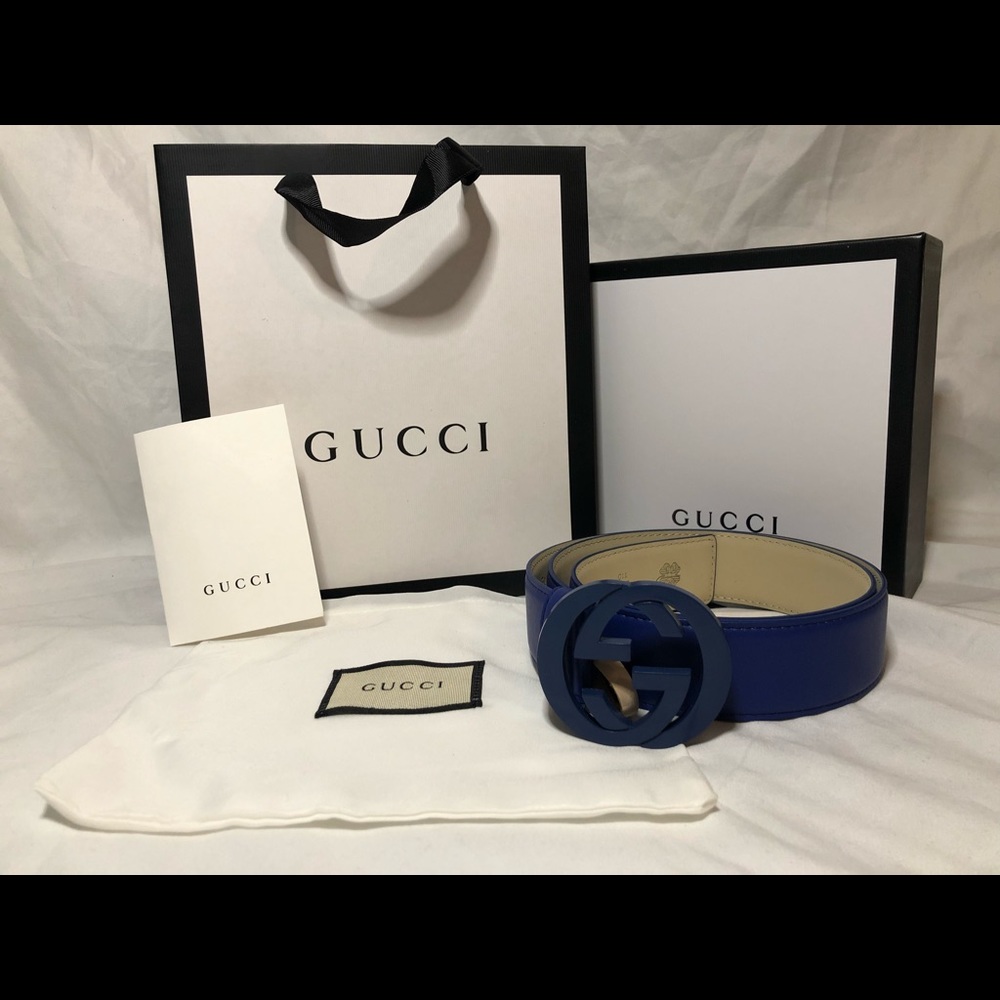 Gucci Belt with G Buckle (Contains Blemishes)